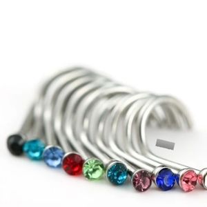 Pair of Tiny 22 g Corkscrew nose studs